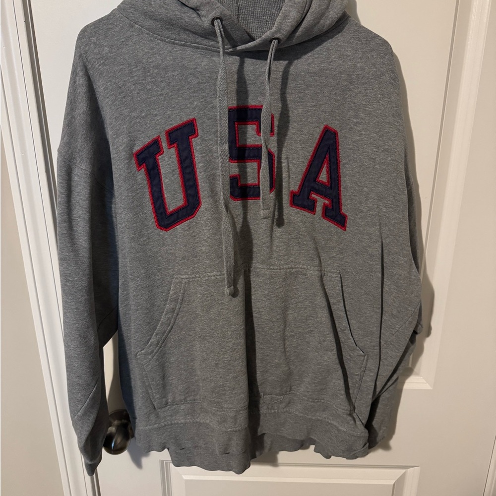 Gray USA Hoodie